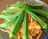 ごまドレかけて、野菜むしゃむしゃ。作り方5写真
