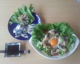 〆サバと夏野菜でアレンジそうめん作り方4写真