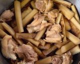 簡単！鶏ごぼうの煮物作り方6写真