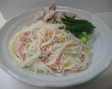 にら卵つけ汁そうめん♪作り方4写真
