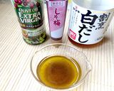 梅チューブで☆梅ドレッシングの豆腐サラダ作り方1写真