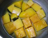 美味しく出来る＾＾南瓜の鶏そぼろあんかけ作り方1写真