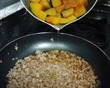 美味しく出来る＾＾南瓜の鶏そぼろあんかけ作り方3写真