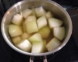 冬瓜と鶏肉の汁物作り方3写真