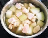 冬瓜と鶏肉の汁物作り方4写真