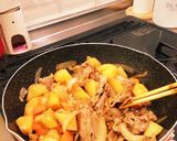 得意料理は豚肉じゃが★調味料3つで簡単！作り方5写真