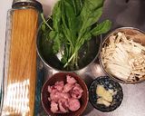 ソーセージとエノキのお醤油パスタ作り方2写真
