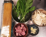 ソーセージとエノキのお醤油パスタ作り方2写真