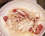 ソーセージとエノキのお醤油パスタ作り方7写真