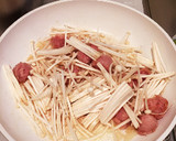 ソーセージとエノキのお醤油パスタ作り方7写真
