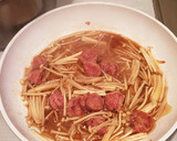 ソーセージとエノキのお醤油パスタ作り方8写真