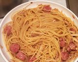 ソーセージとエノキのお醤油パスタ作り方9写真