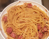 ソーセージとエノキのお醤油パスタ作り方9写真