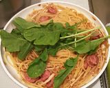 ソーセージとエノキのお醤油パスタ作り方10写真