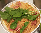 ソーセージとエノキのお醤油パスタ作り方10写真