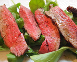 鹿角短角牛の熟成ヒレ肉の塊でタリアータ作り方4写真
