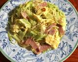 卵とキャベツでペペロンパスタ☀︎ランチ作り方5写真