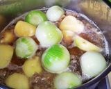 醤油麹de牛すじ煮♪トマトも入れたんだ♪作り方3写真