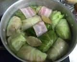 ミートソースでロールキャベツ作り方6写真