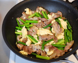 簡単中華☆ニンニクの芽と豚肉の炒めもの！作り方6写真