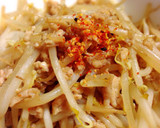 さっぱりもやし炒めと冷奴の定食作り方1写真