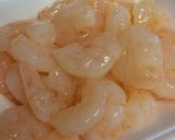 エビとアスパラのスピルリナクリームパスタ作り方1写真