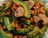 ゴーヤと納豆の簡単チャンプルー作り方5写真