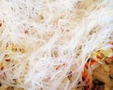 春雨と牛ひき肉の野菜炒め(実家レシピ)作り方4写真