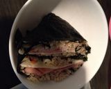 ひじきご飯で♪ハム&チーズのおにぎらず♡作り方6写真