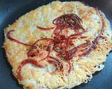 素麺の残りでおやつ☆海老せん風素麺煎餅☆作り方6写真