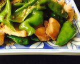 万願寺とうがらしと鶏肉の甘辛煮❤️作り方6写真
