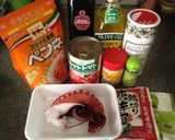 本格☆タコ~アラビアータ☆ペンネでピリ辛作り方1写真