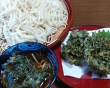 味噌味のしそ天ぷらと食べるつけそうめん作り方5写真