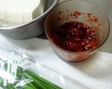 冷やし豆腐のニラ＆食べるラー油乗せ！作り方1写真