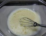 芋とりんごのコンポートが入ったHケーキ❤作り方3写真