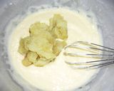 芋とりんごのコンポートが入ったHケーキ❤作り方5写真