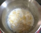 離乳食★バナナのミルク煮★風邪の時にも作り方2写真