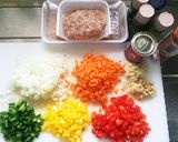 夏だ！ドライカレー 挽肉カレー作り方3写真