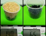 玄米ご飯【黒豆入り】作り方1写真