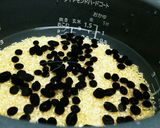 玄米ご飯【黒豆入り】作り方3写真