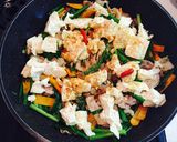 豆腐とニラのピリ辛チャンプルー作り方5写真