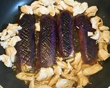 簡単!15分。焼き茄子と鶏ささみの煮浸し作り方4写真