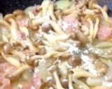 ベーコンとしめじのクリームパスタ　作り方9写真