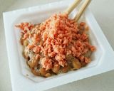納豆と鮭フレークで健康トースト♡作り方2写真
