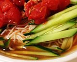 トマトとツナでイタリアンそうめん作り方3写真