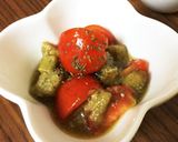 焼き茄子とトマトのマリネ作り方7写真