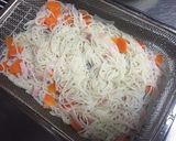 簡単おつまみ☆全部茹での素麺サラダ作り方3写真