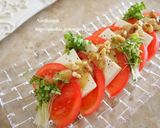 豆腐のカプレーゼ クルミ味噌ソース作り方3写真