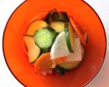 はちみつ塩レモン＋麺つゆで♪サラダ風漬物作り方12写真
