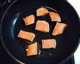フライパンで♡鮭のちゃんちゃん焼き作り方3写真